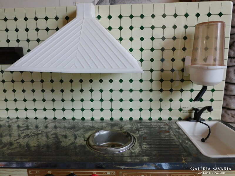 Retro dollhouse plate kitchen 49.5X29.5X11 cm