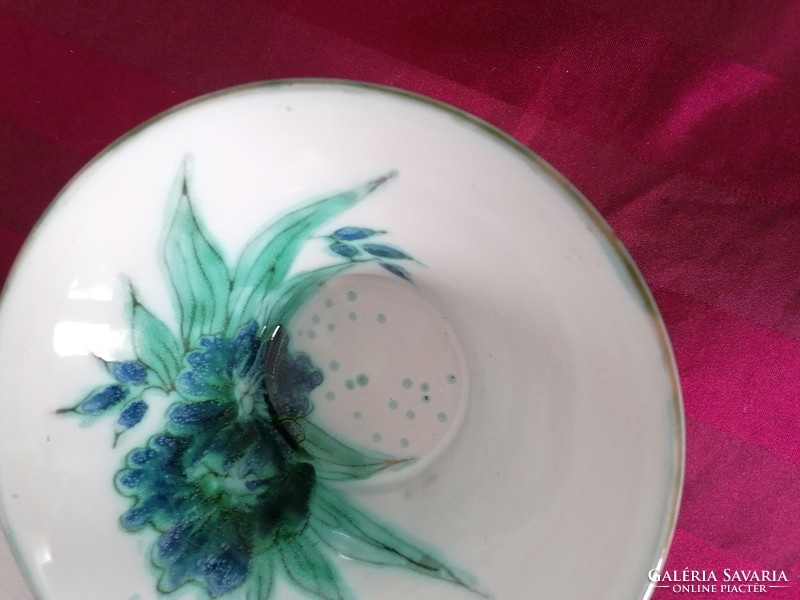 Zsuzsa Morvay ceramic bowl + 4 napkin rings
