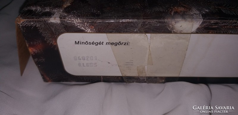 Retro Szaloncukros papir doboz 1994 Szerencsi csokoládégyár