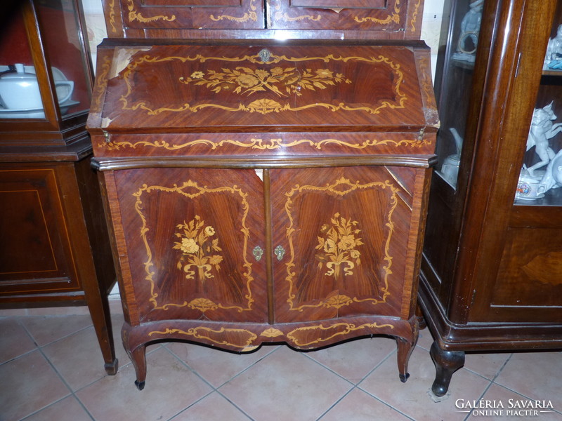 Inlaid sideboard - writing cabinet.