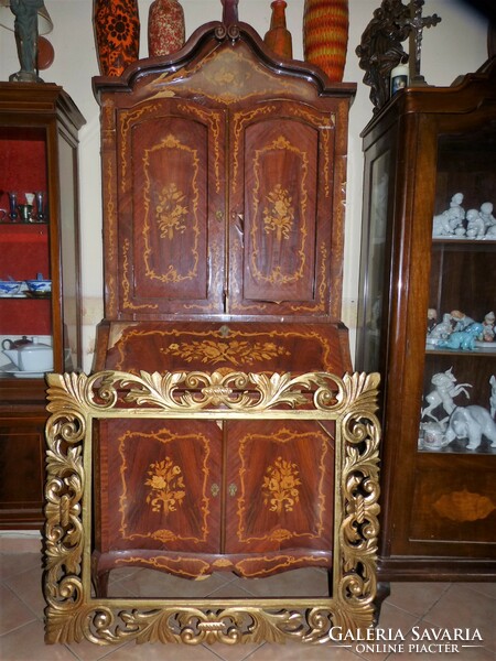 Inlaid sideboard - writing cabinet.