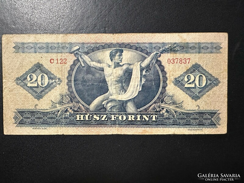 20 Forint 1949. F + !! Nice banknote !! Rare!!