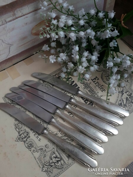 Silver-plated (butter, grease) knife