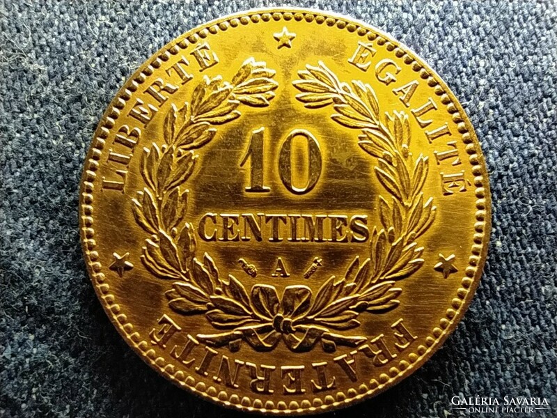 Franciaország Harmadik Köztársaság 10 Centimes 1892 A (id59194)
