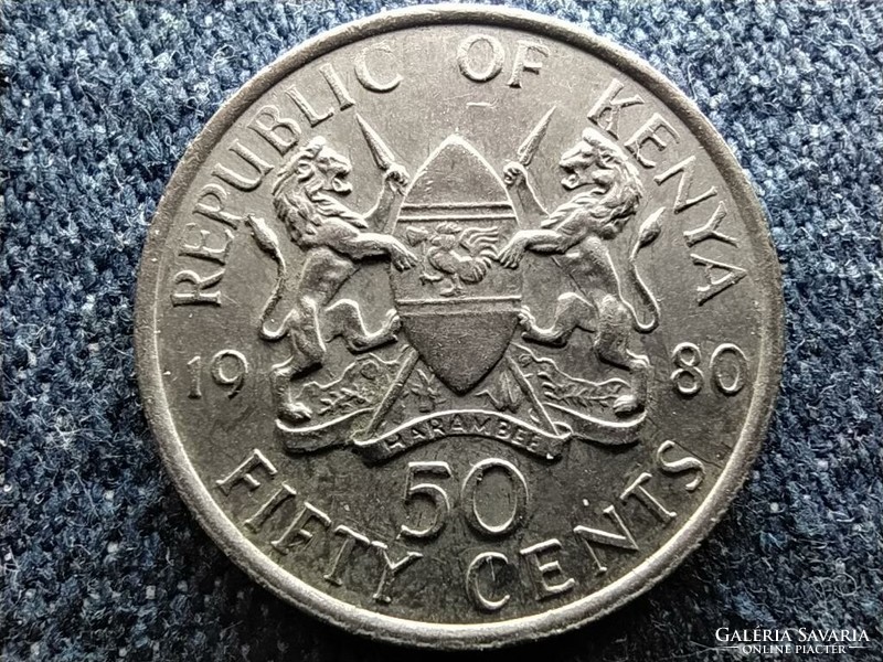 Kenya 50 cents 1980 (id60081)