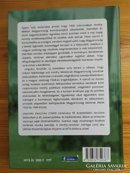 Krisztián Ungváry Miklós Horthy's new book!