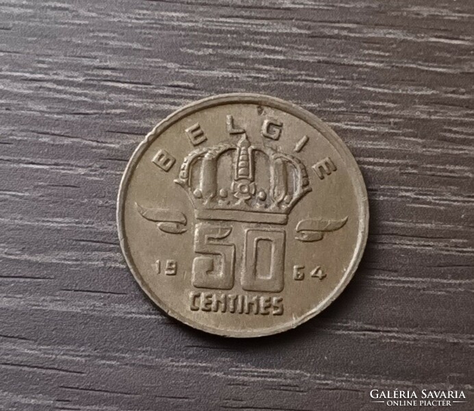 50 Centimes, Belgium 1964