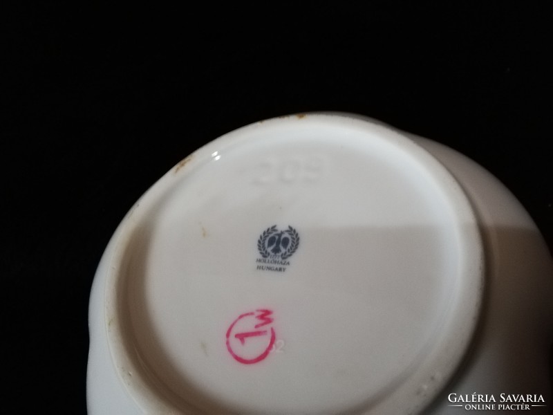 Hollóházi porcelán csemege készlet Hajnalka- 7 részes