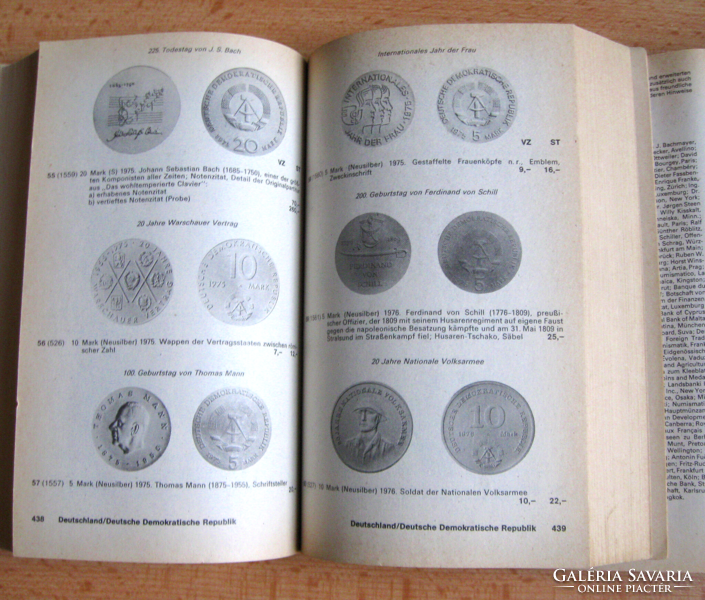 Weltmünzkatalog 20. Jahrhundert i-ii. Volume, 1986 - international coin catalog -20. I-II century. 1986,