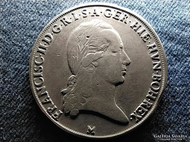 Ausztria Osztrák-hollandia (Belgium) .873 ezüst 1 koronatallér 1793 M (id60709)