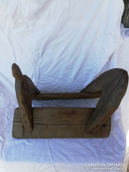 Old wooden saddle