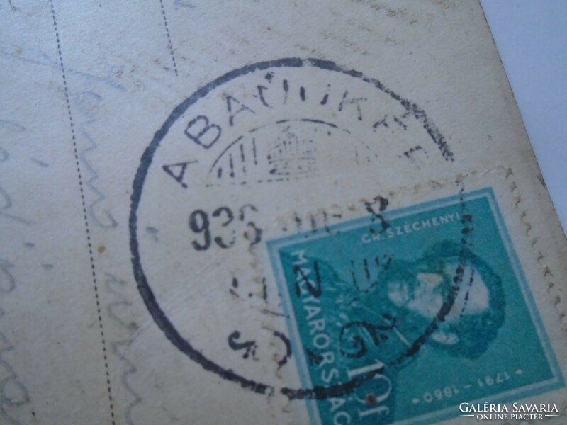 D195396 Régi képeslap  Aranyosfürdő - 1936k  Abaújkér bélyegzés - (Abaújalpár)