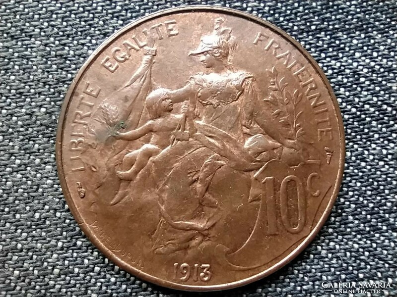 Franciaország Harmadik Köztársaság 10 Centimes 1913 (id37681)