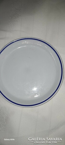Zsolnay  Kék  csíkos tányér 16 cm