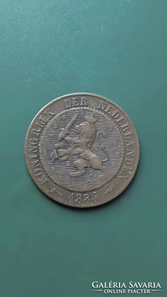 Hollandia 2½ Cent, 1884