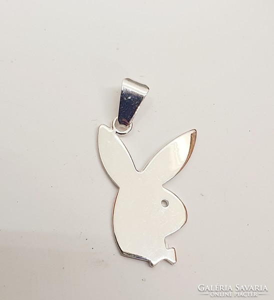 Silver playboy bunny pendant with 925 mark