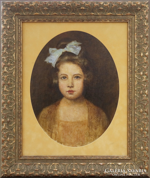 Glatter Ármin - Kislány portré