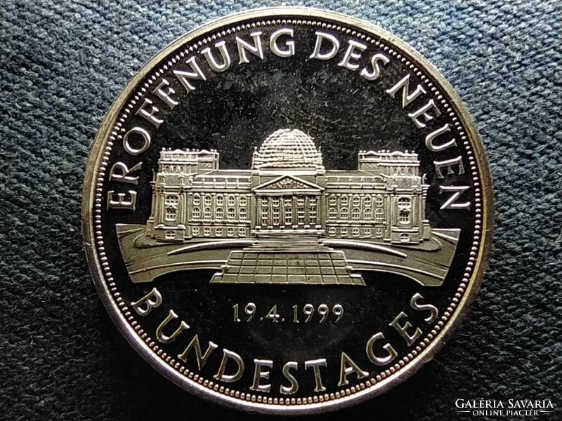 Az új német szövetségi parlament megnyitása 1999 .999 ezüst emlékérem 20g PP (id69444)