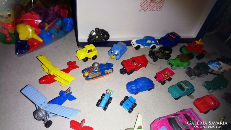 1 Box of old small cars, etc