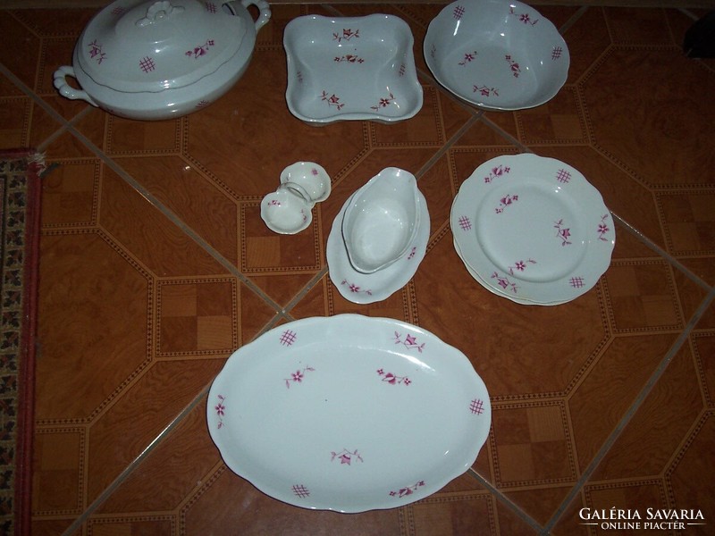 Old Zsolnay soup + set pieces for replacement 2 pieces are no longer available!!