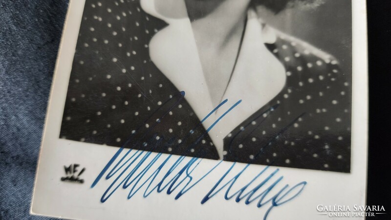 Cca 1942 unforgettable bulla elma movie star actress performer signed autograph photo sheet