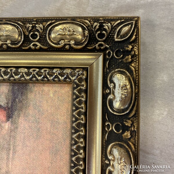 Flawless antique gilded picture frame