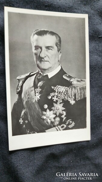 Approx. 1938 original photo sheet of contemporary governor Miklós Horthy of Nagybánya Vitéz