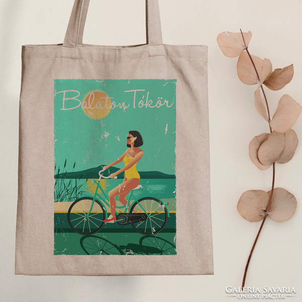 Lake Balaton - canvas bag - with wolf benjamin graphics