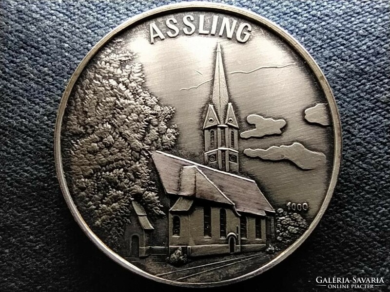Austria, Assling settlement silver commemorative medal (id69441)