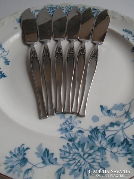 6 Pcs. Butter, pate, caviar, etc. Dutch knife.