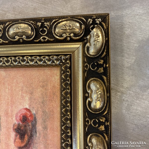 Flawless antique gilded picture frame