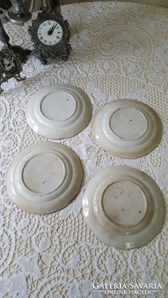 Antique earthenware cake plate 4 pcs.