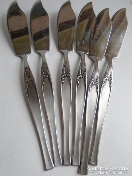 6 Pcs. Butter, pate, caviar, etc. Dutch knife.