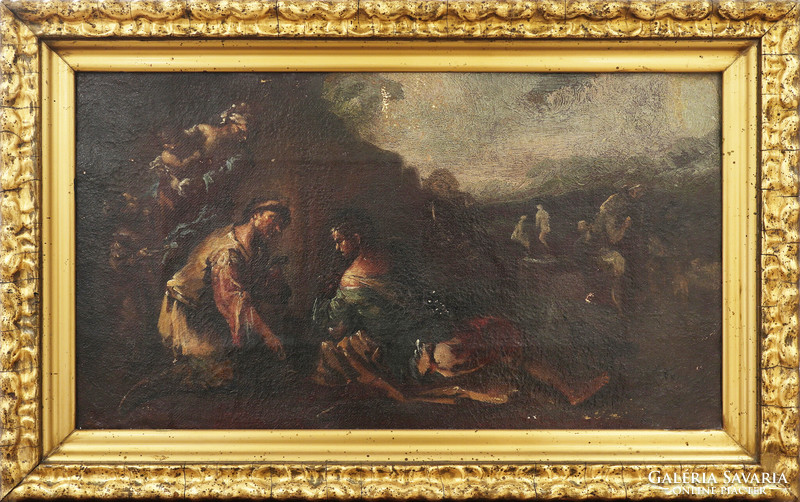 Unknown xvii. Century Italian painter - shepherd scene