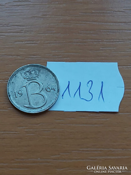 Belgium belgique 25 centimes 1964 1131