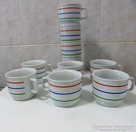 10 pcs. Modern Zsolnay cup-mug.