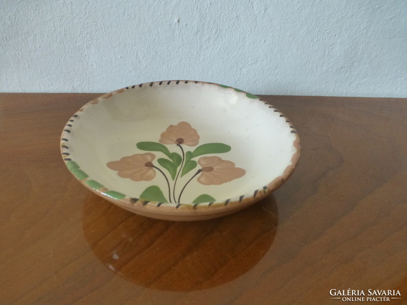 Popular, glazed, ceramic poppy plate