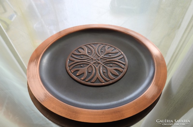 Copper / copper art wall plate - wall plate plate