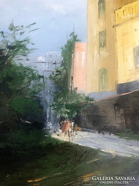 2 pcs. László Varga painting / Pécs.