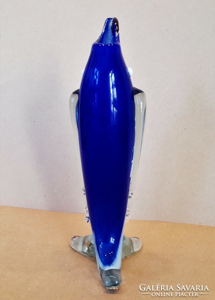 Murano penguin glass vase, 1960s.