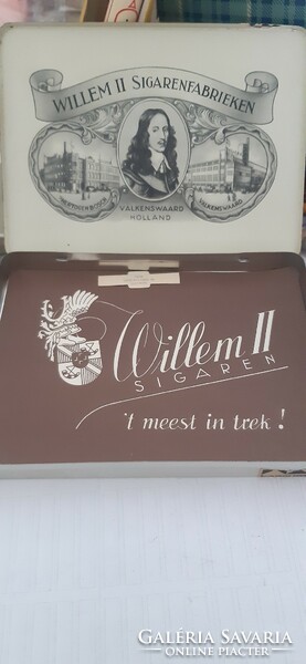 Willem Ii holland fém szivarosdoboz szép állapotban eladó