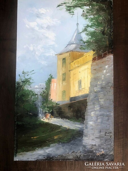 2 pcs. László Varga painting / Pécs.