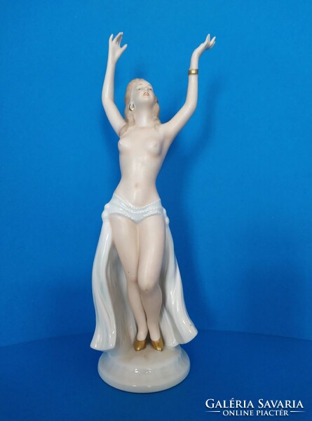 Wallendorf porcelán figura, Táncosnő
