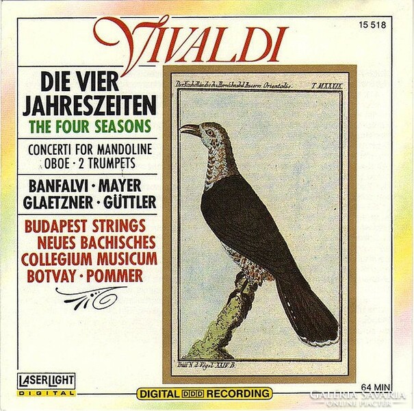 Vivaldi - the four seasons (+ extras) cd
