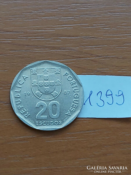 Portugal 20 escudos 1987 1399