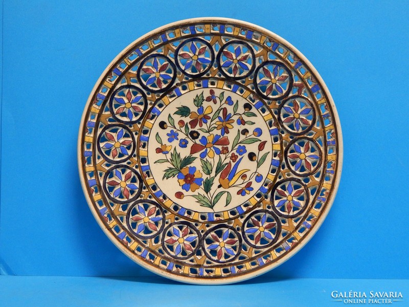 Tata Károly Fischer, rare wall plate, in excellent condition, approx. 1880