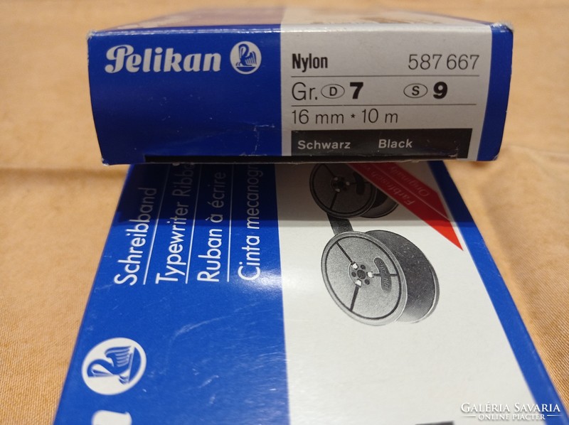 2 Boxes of pelican typewriter ribbon in unopened packaging