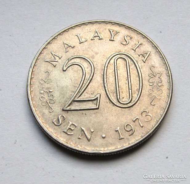 Malajzia -20 Sen – 1973