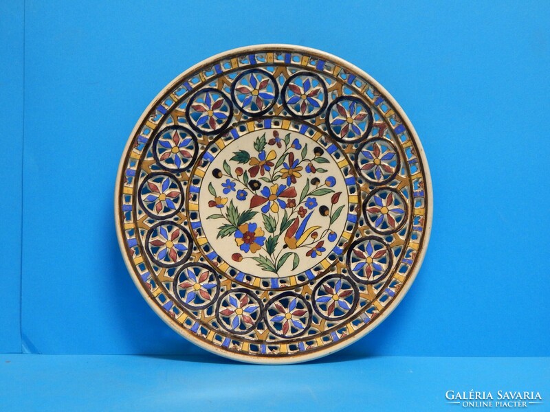 Tata Károly Fischer, rare wall plate, in excellent condition, approx. 1880