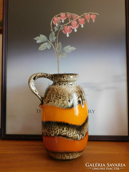 Scheurich mid century "fat lava" kerámia váza 27 cm